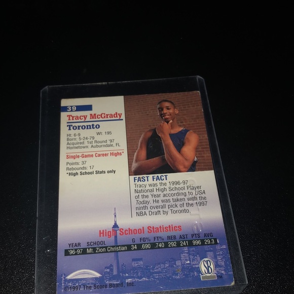 Tracy Mcgrady Basketball card - Picture 2 of 2